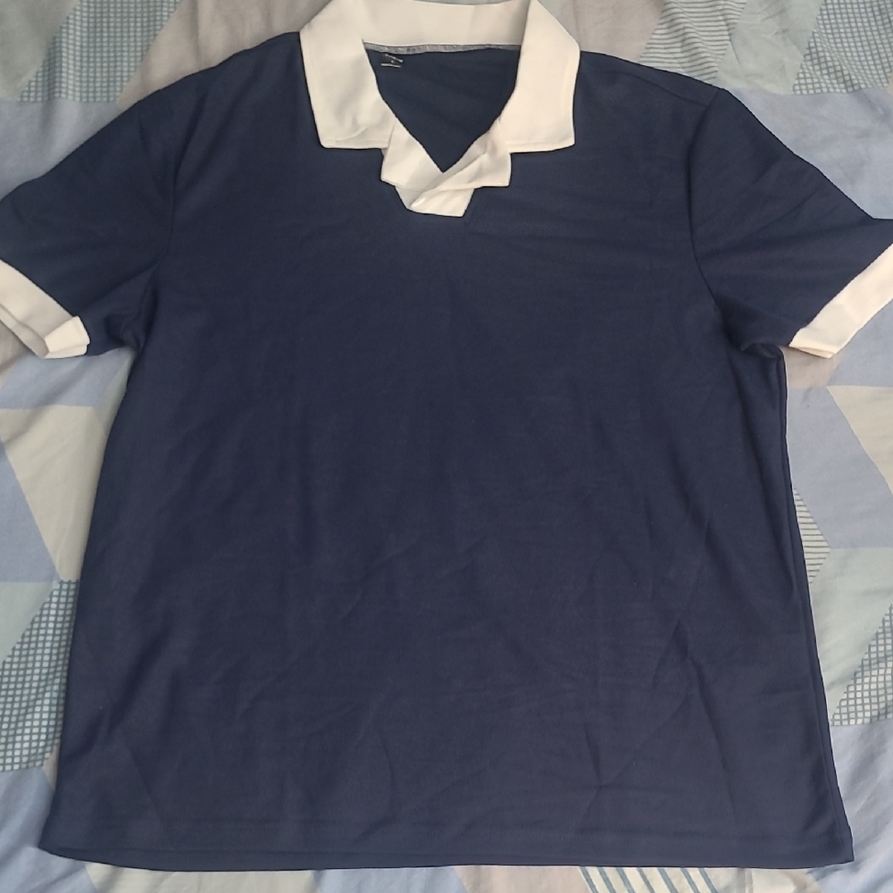Men's Navy Blue Polo Shirt